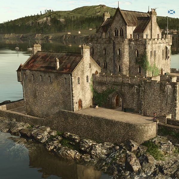 FS25 Highlands Fishing - Tractors floating away