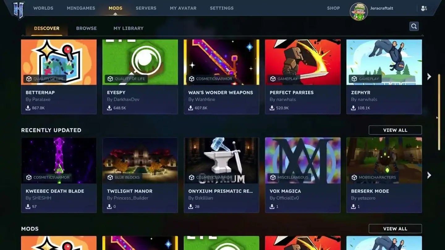 Hytale Mod Browser Thumbnail