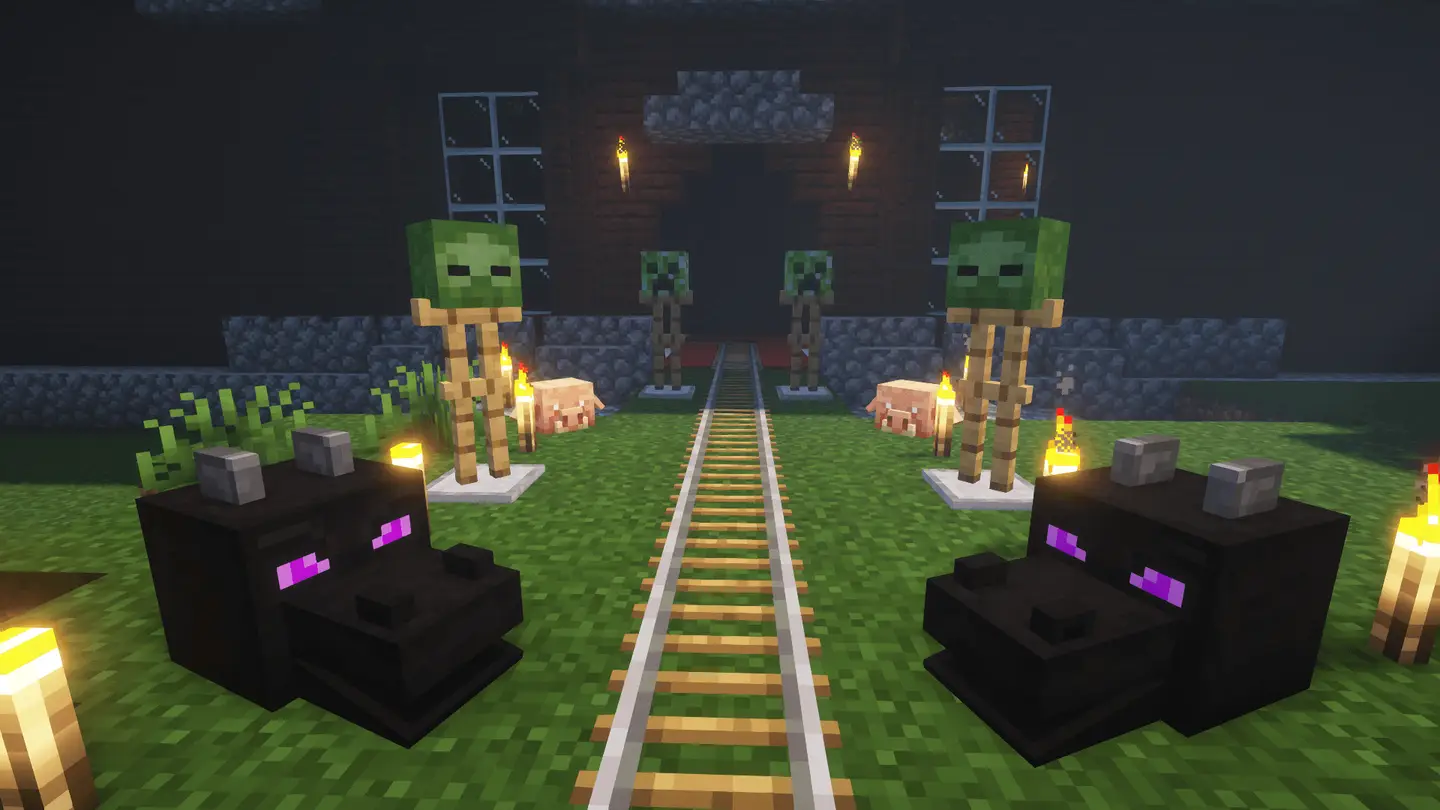 Minecraft Inside Haunted Mansion