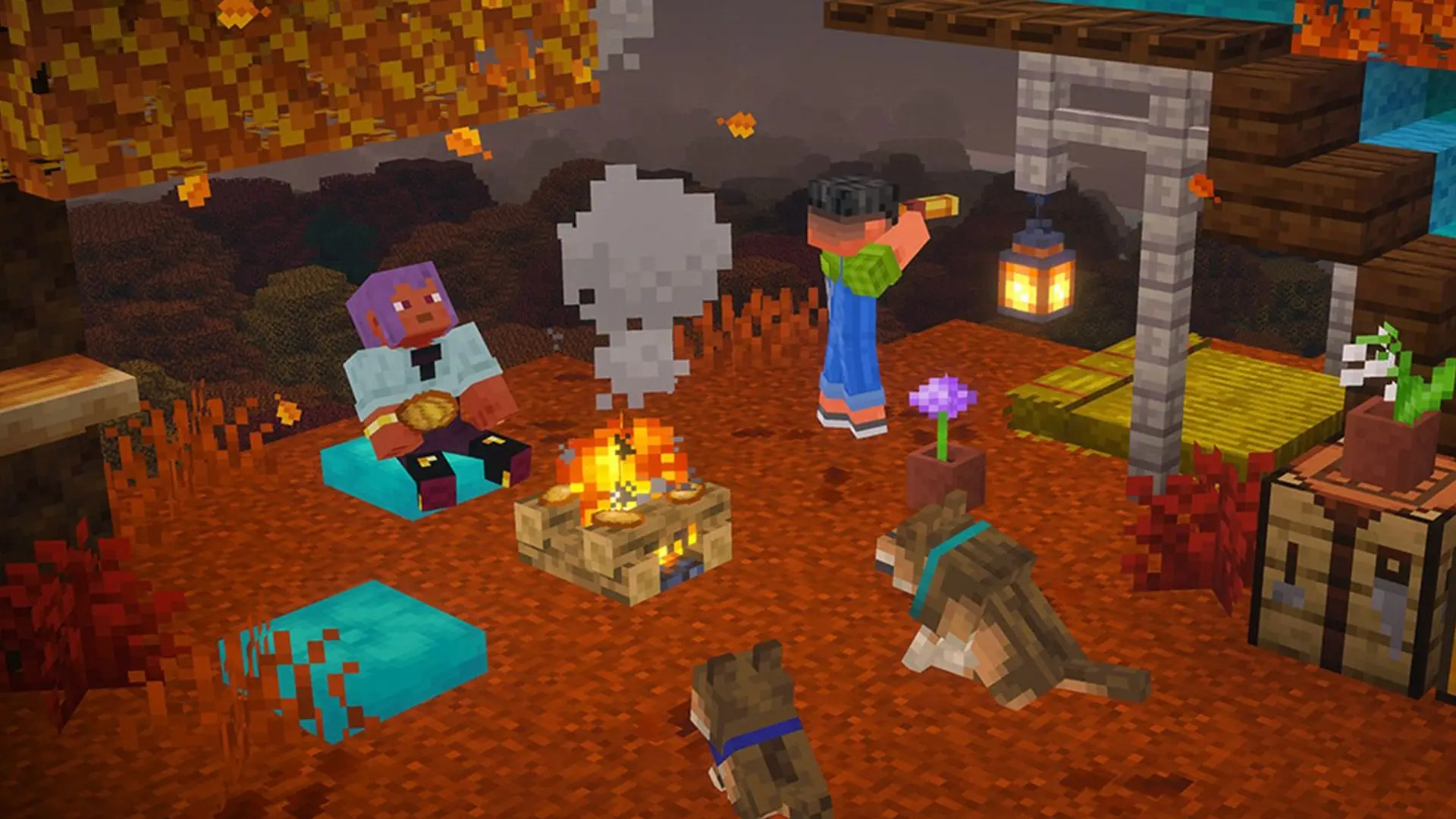 "Dappled Forest", Camps & mehr: Minecraft Wilderness Bound ist da
