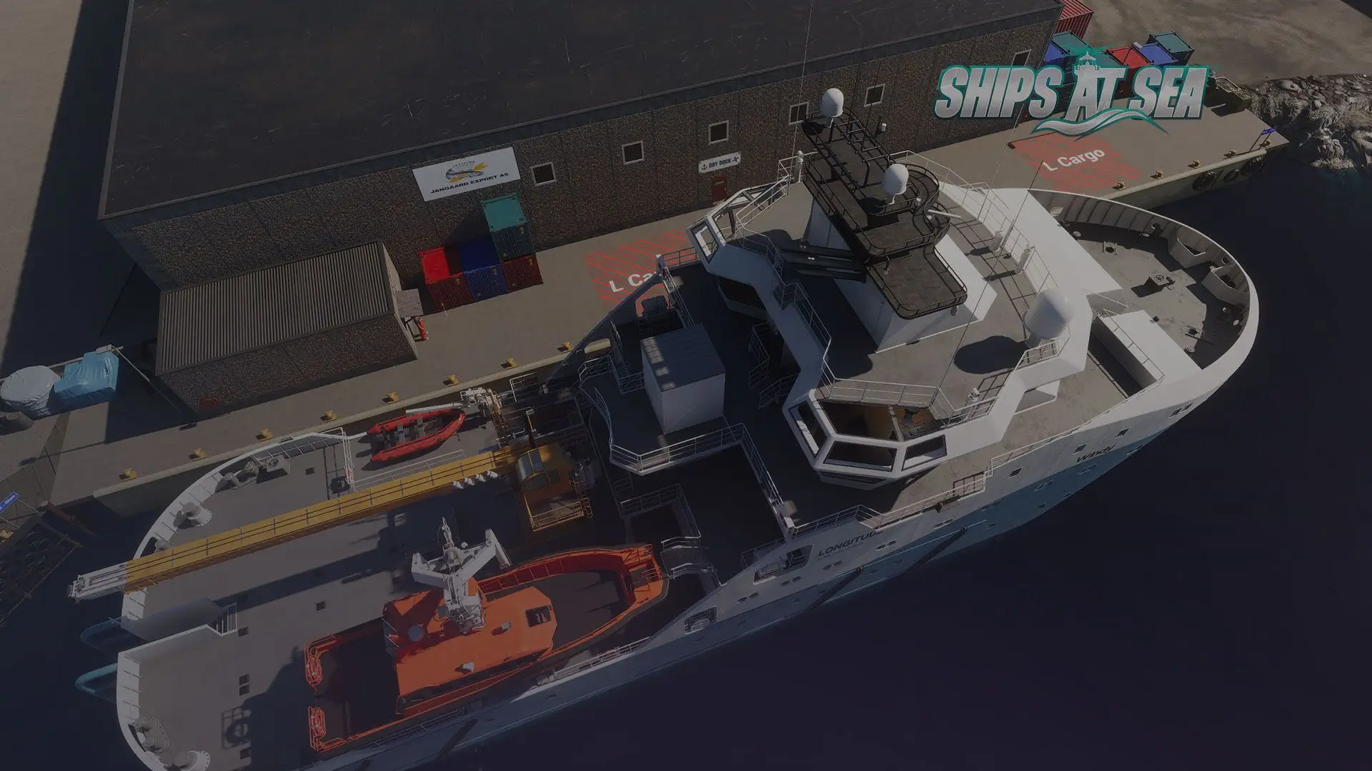 Ships At Sea Server mieten Background