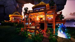 Improved base on an island