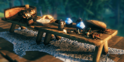 valheim tasty food on table
