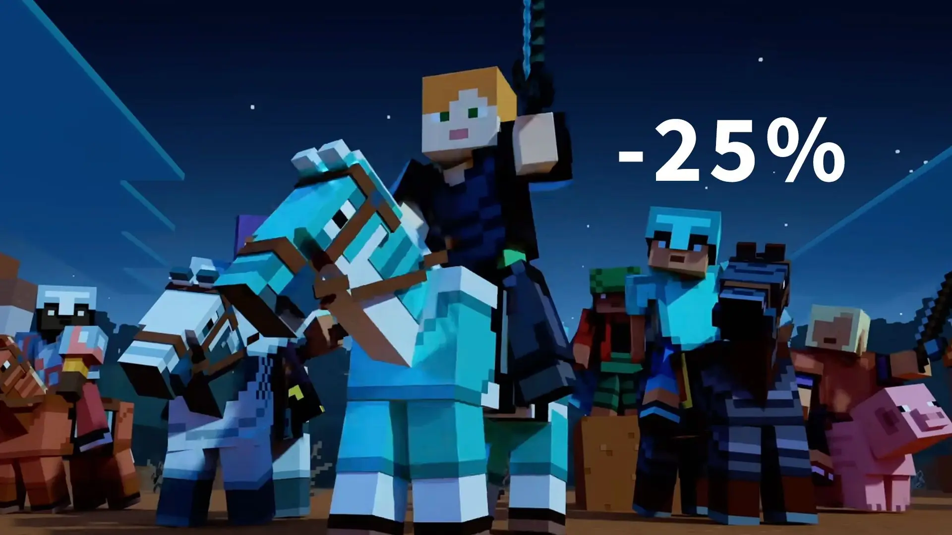 Minecraft “Mounts of Mayhem”: Aufgesattelt und rein ins Abenteuer - jetzt mit 25% Rabatt auf neue Gameclouds!