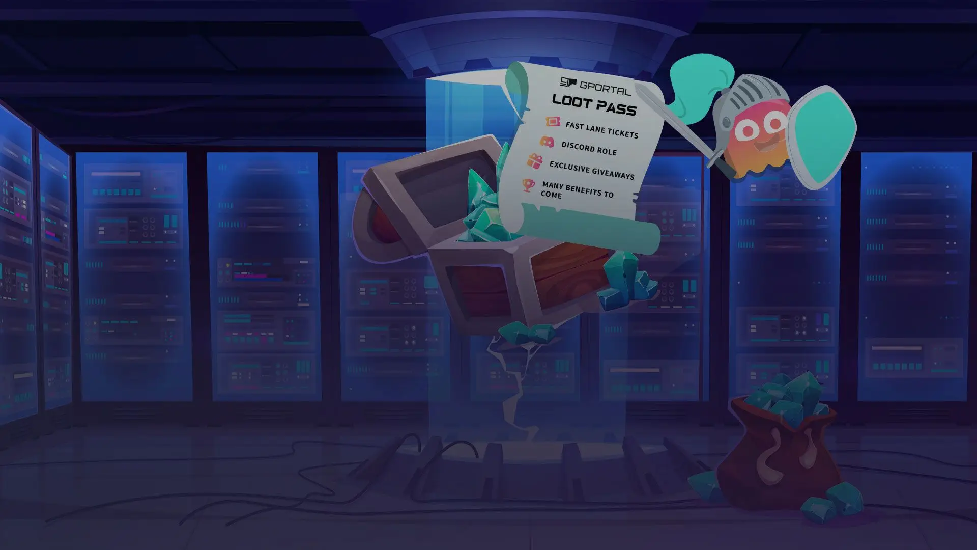GPORTAL Loot Pass Background